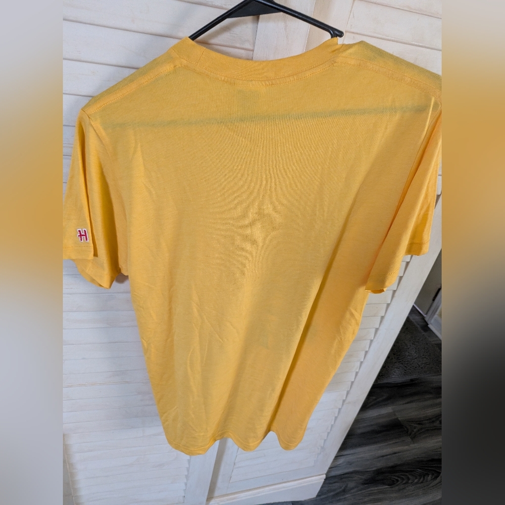 HOMAGE Yellow Short Sleeve Pat Freiermuth Tee Size Small - Picture 5 of 5